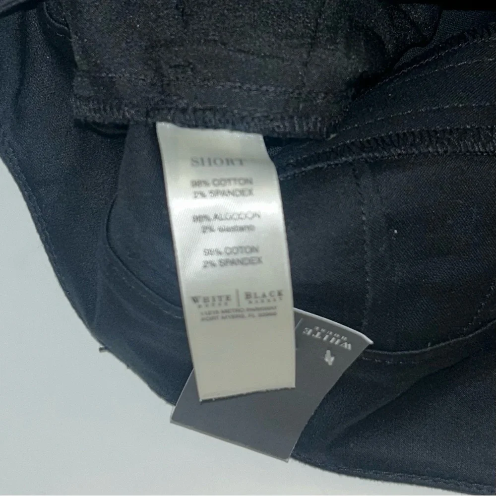 NWT White House Black Market black cuffed Classic Preppy Signature Shorts size 6 - Picture 5 of 7